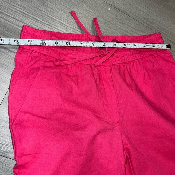 J crew factory linen cotton blend drawstring pant. Size 0. NWOT - Picture 6 of 7